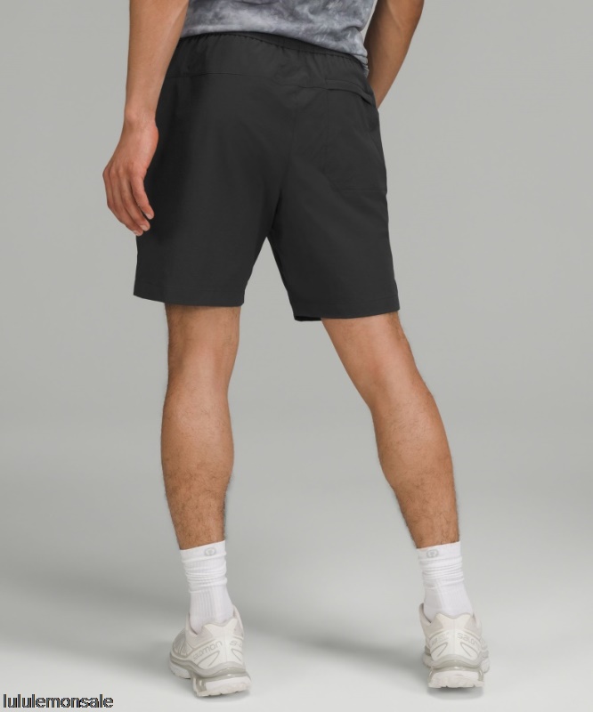 Lululemon Deutschland DELULU832 | Lululemon Deutschland Graphite Grey Bowline Short 8 Stretch Ripstop